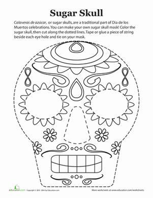 Dia de los Muertos Mask