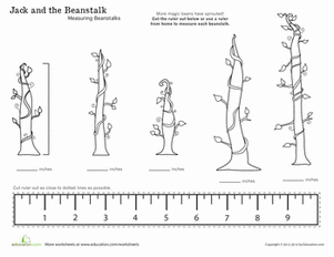 Jack and the Beanstalk: Measuring with a Ruler