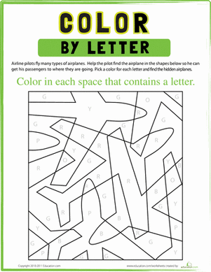 Color by Letter
