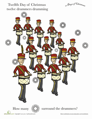 Twelve Drummers Drumming