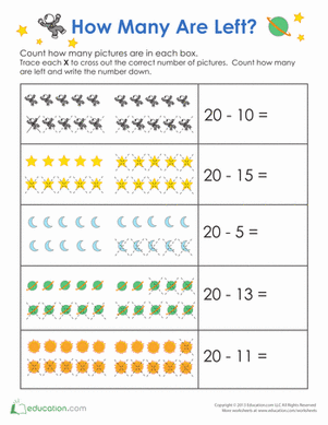 Double Digit Space Subtraction