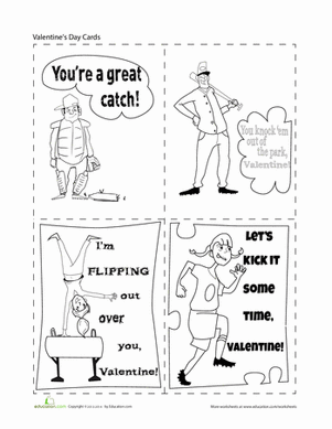 Sports Valentines