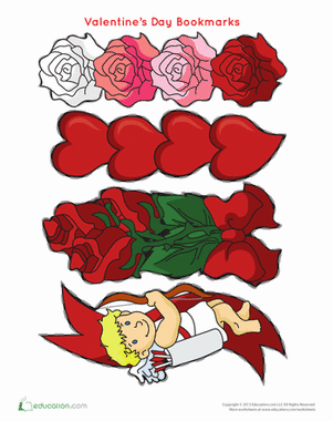 Valentine's Day Bookmarks