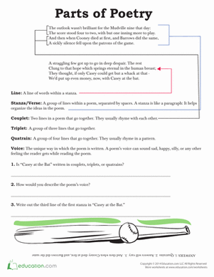 Poetry Vocabulary