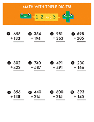 Triple Digits! 3-Digit Addition & Subtraction #1