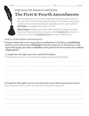 Opinion: The First and Fourth Amendments