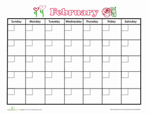 February Calendar
