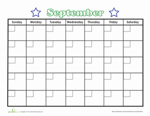 September Calendar