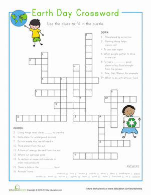 Earth Day Crossword