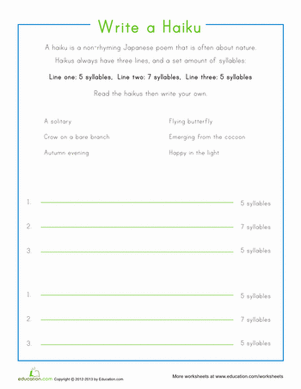 Compose a Haiku