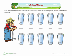 Counting: We Need Water!
