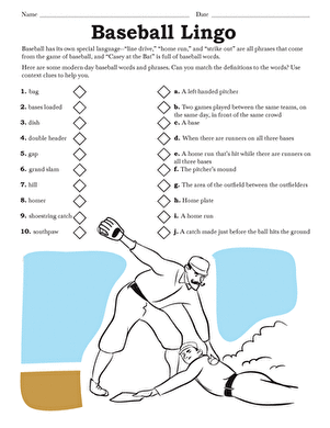 Baseball Lingo