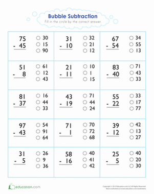 Bubble Subtraction
