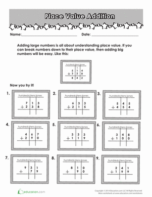 Three Digit Addition with Regrouping