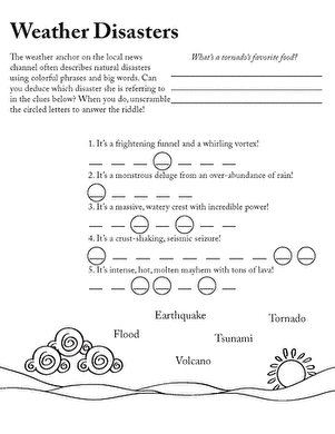 Master of Disaster Vocabulary