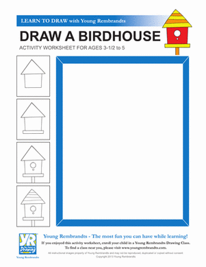 How to Draw a Birdhouse