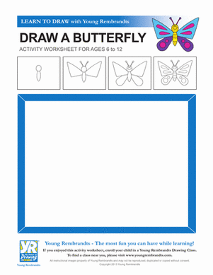 How to Draw a Shape Butterfly