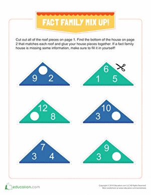 Find the Missing Fact Family Number