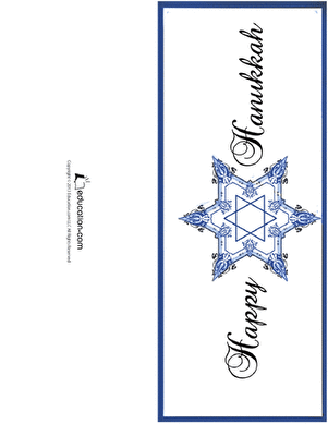 Star of David Card