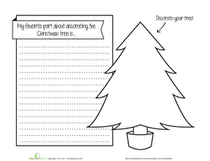 Write About the Christmas Tree