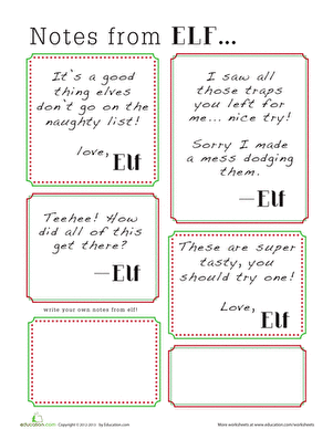 Elf Notes