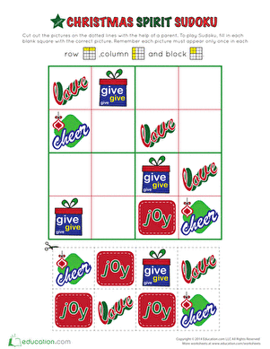 Christmas Picture Sudoku