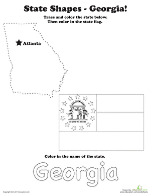 Trace the Outline of Georgia