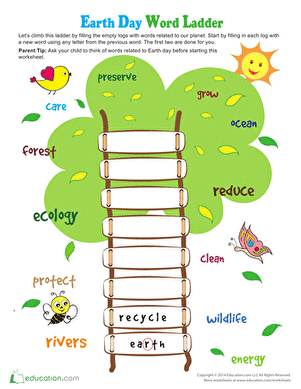 Earth Day Word Ladder