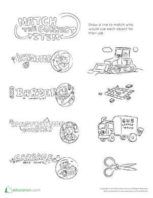 Job-Object Matching Game
