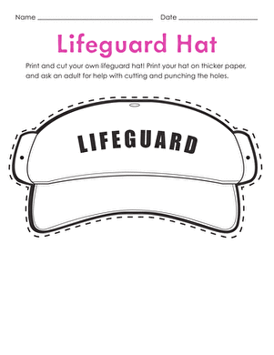 Lifeguard Hat