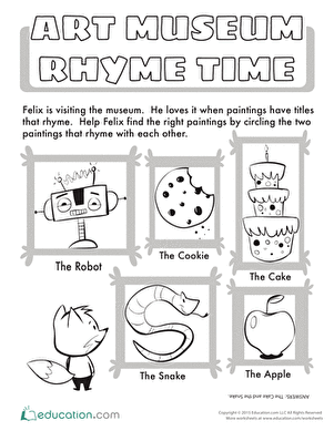 Art Museum Rhyme Time!