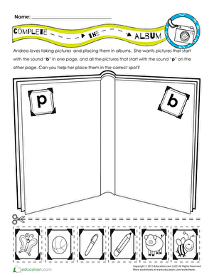Andrea's Album: Practicing Letter Sounds