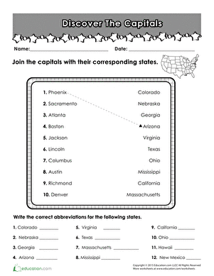 Learning U.S. Capitals