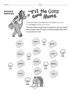 'Til the Cows Come Home: Phonics Practice