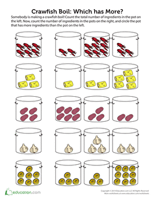 Crawfish Boil Counting Which Has More