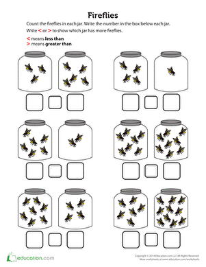 Fireflies: Counting and Comparing