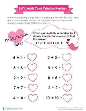 Double the Love: Addition Practice
