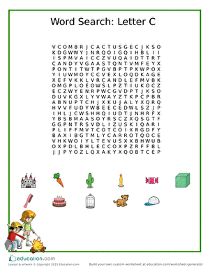 Hard C Word Search