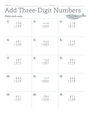 Add Three-Digit Numbers