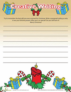 Christmas Gift Writing Prompt
