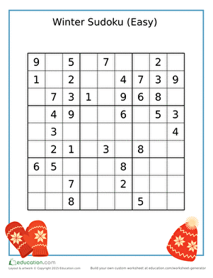 Chilly Day Sudoku