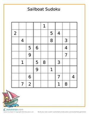 Sailboat Sudoku