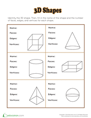 3D Shape Identification