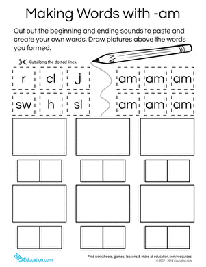 Making Words with -am
