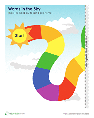 Word Recognition Board Game