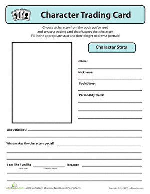 Character Trading Card
