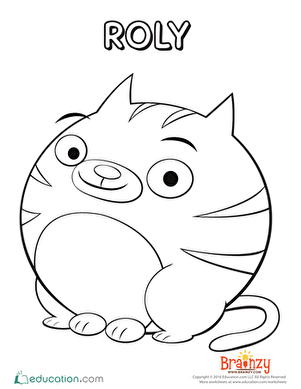 Roly Coloring Page