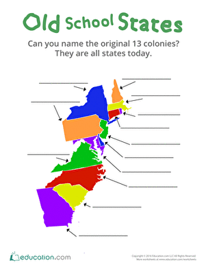 Old-School States: Learning U.S. Geography