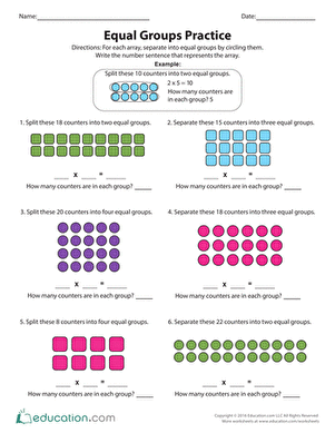 Equal Groups Practice